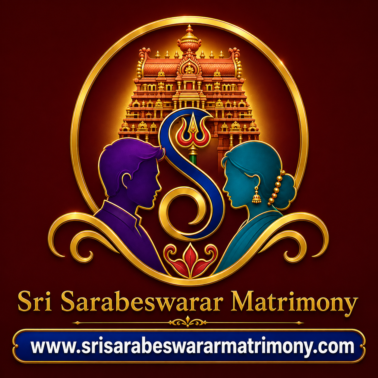 Sri Sarabeswarar Matrimony brand artwork